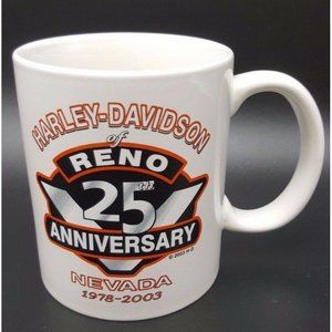 Harley Davidson Reno Coffee Mug 25th Anniversary